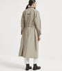 Brunello Cucinelli Beige Water-Resistant Trench Coat
