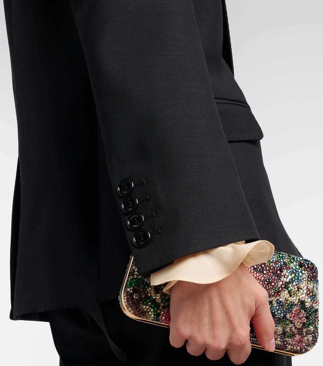 Valentino - Crepe Couture bow-detail blazer