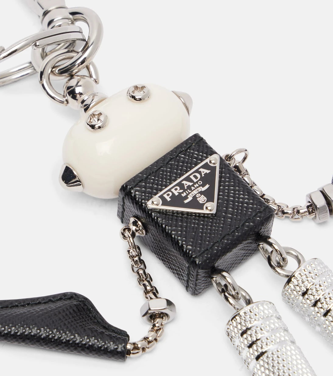 Prada - Leather bag charm
