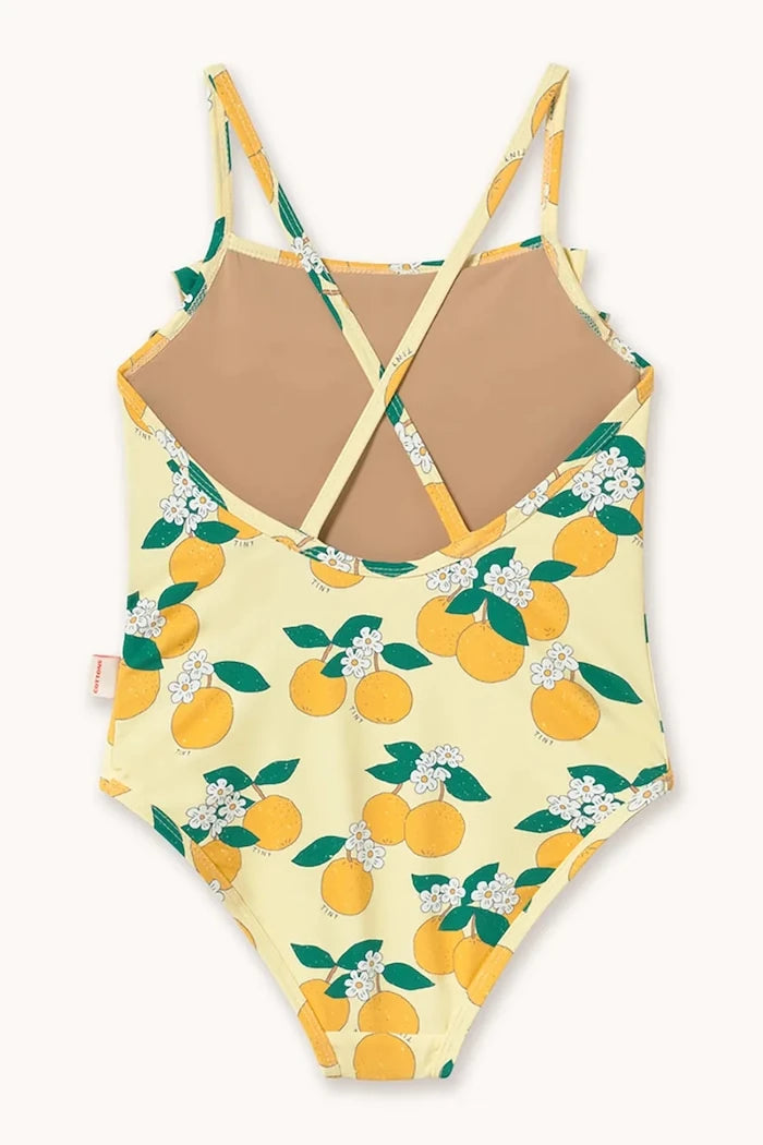 Детски цял бански Tinycottons ORANGES SWIMSUIT