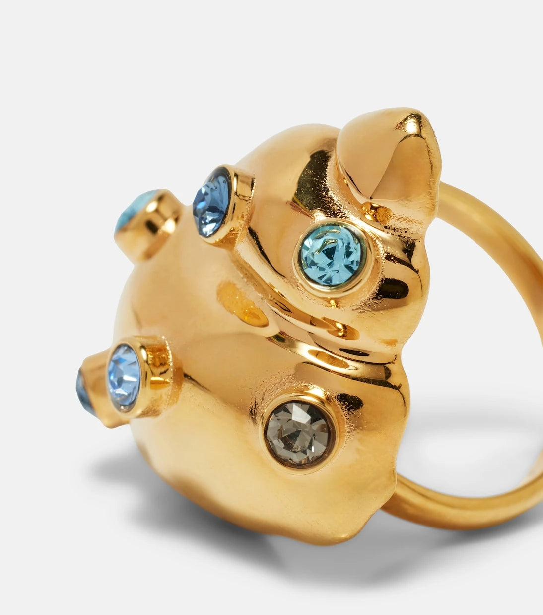 Oscar de la Renta - Seashell crystal-embellished ring