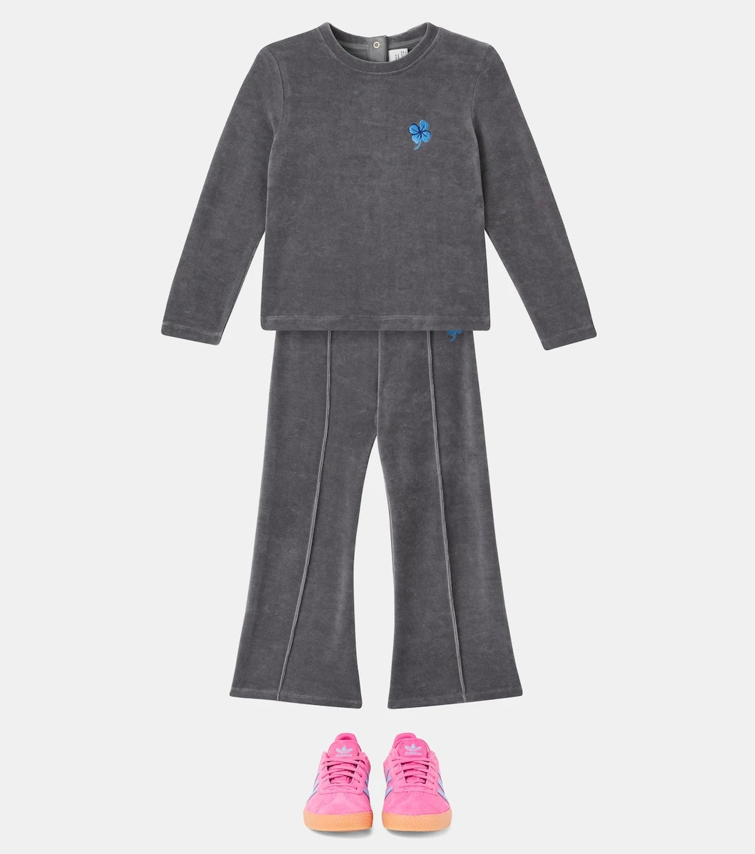 Mini Rodini - Cotton-blend flared pants