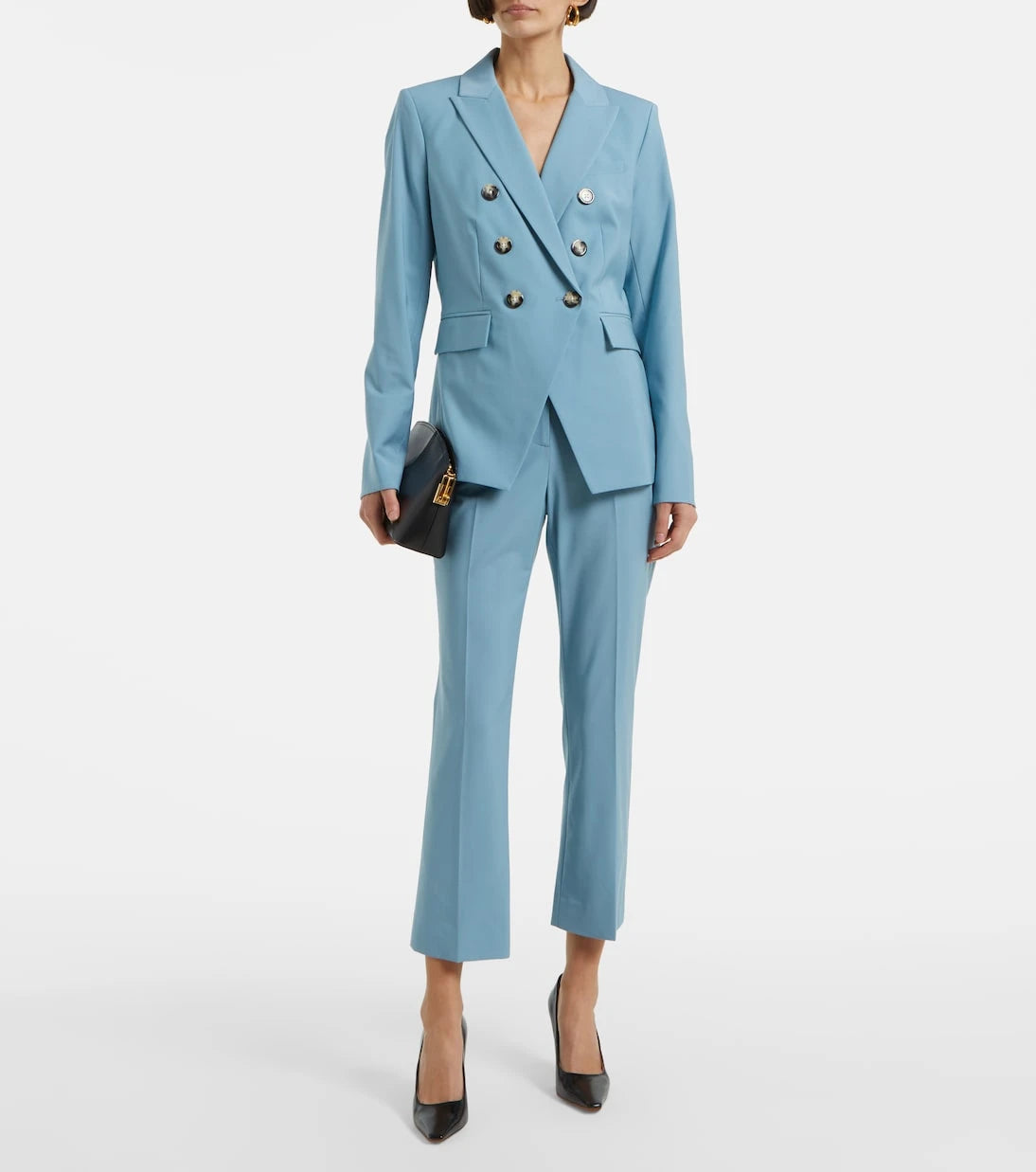 Veronica Beard - Arte cropped wool-blend slim pants