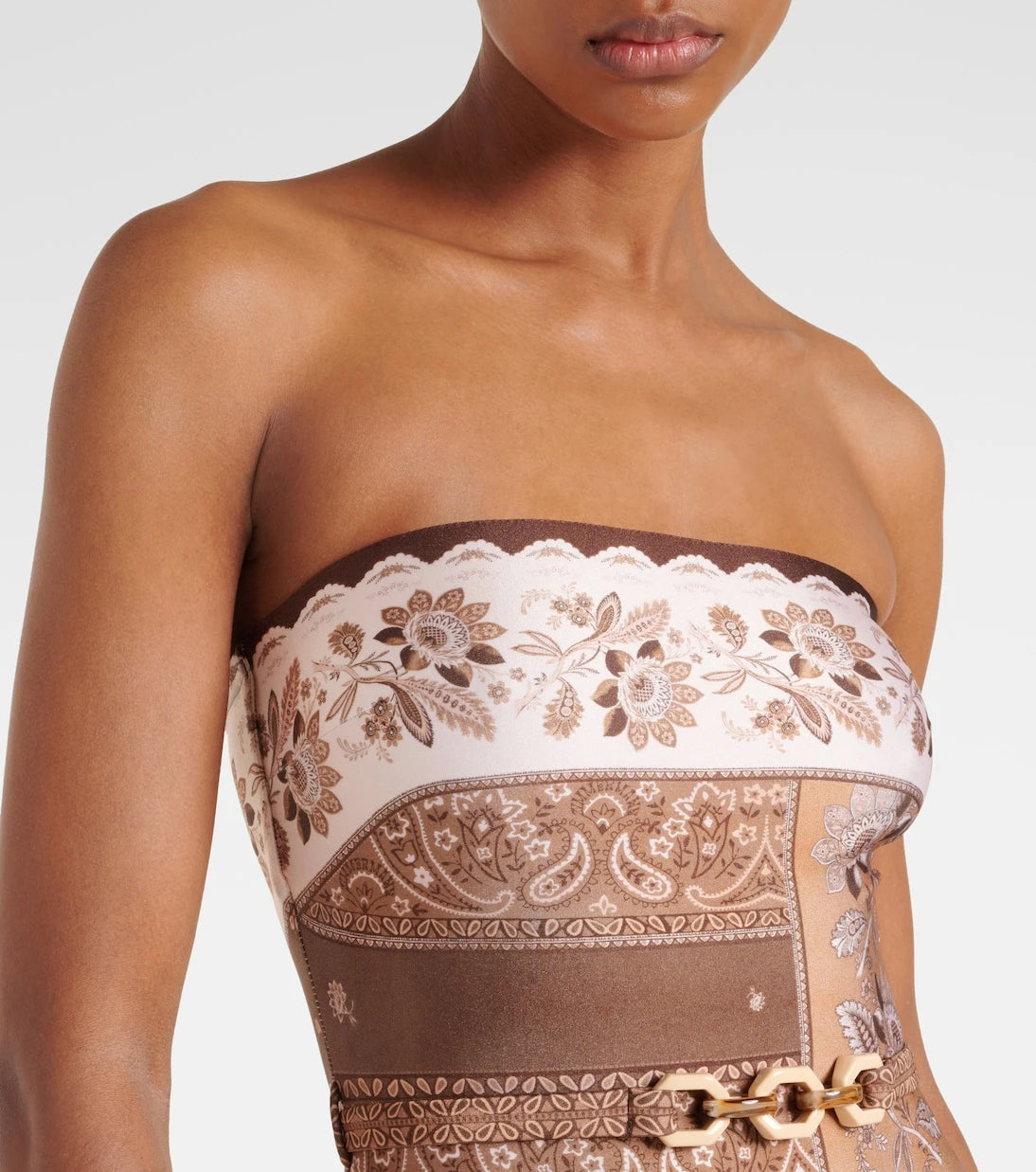 Zimmermann - مايوه Lucky المطبوع والمزين