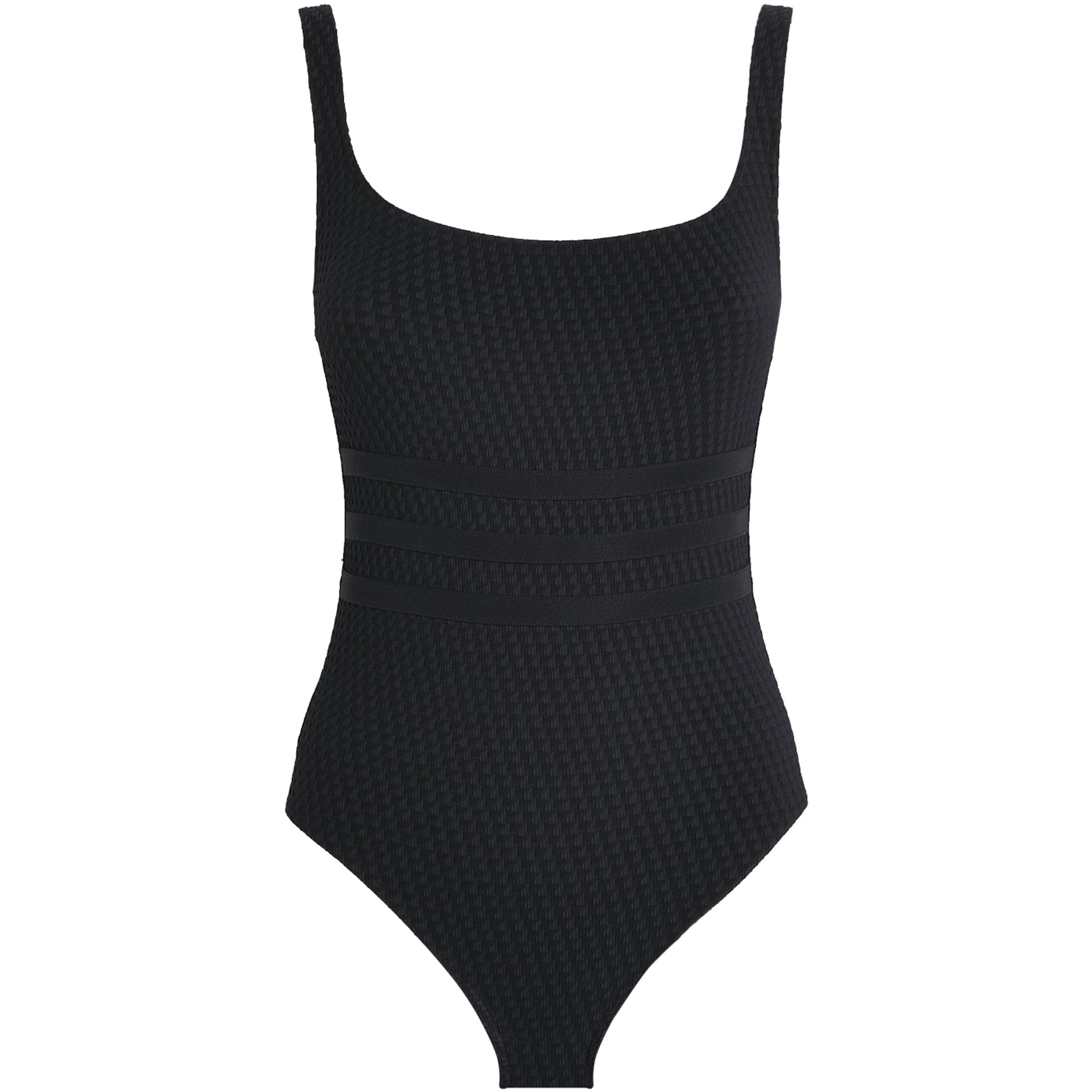 Eres Black Square-Neck Glory Swimsuit