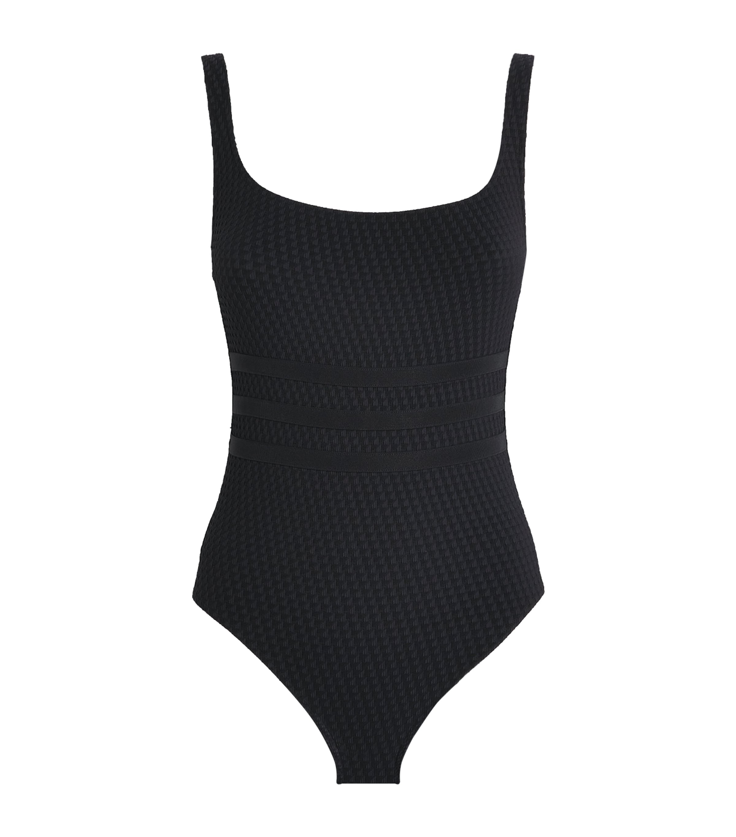 Eres Black Square-Neck Glory Swimsuit
