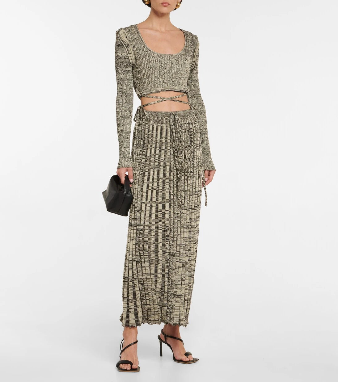 Christopher Esber - Space-dyed pleated maxi skirt