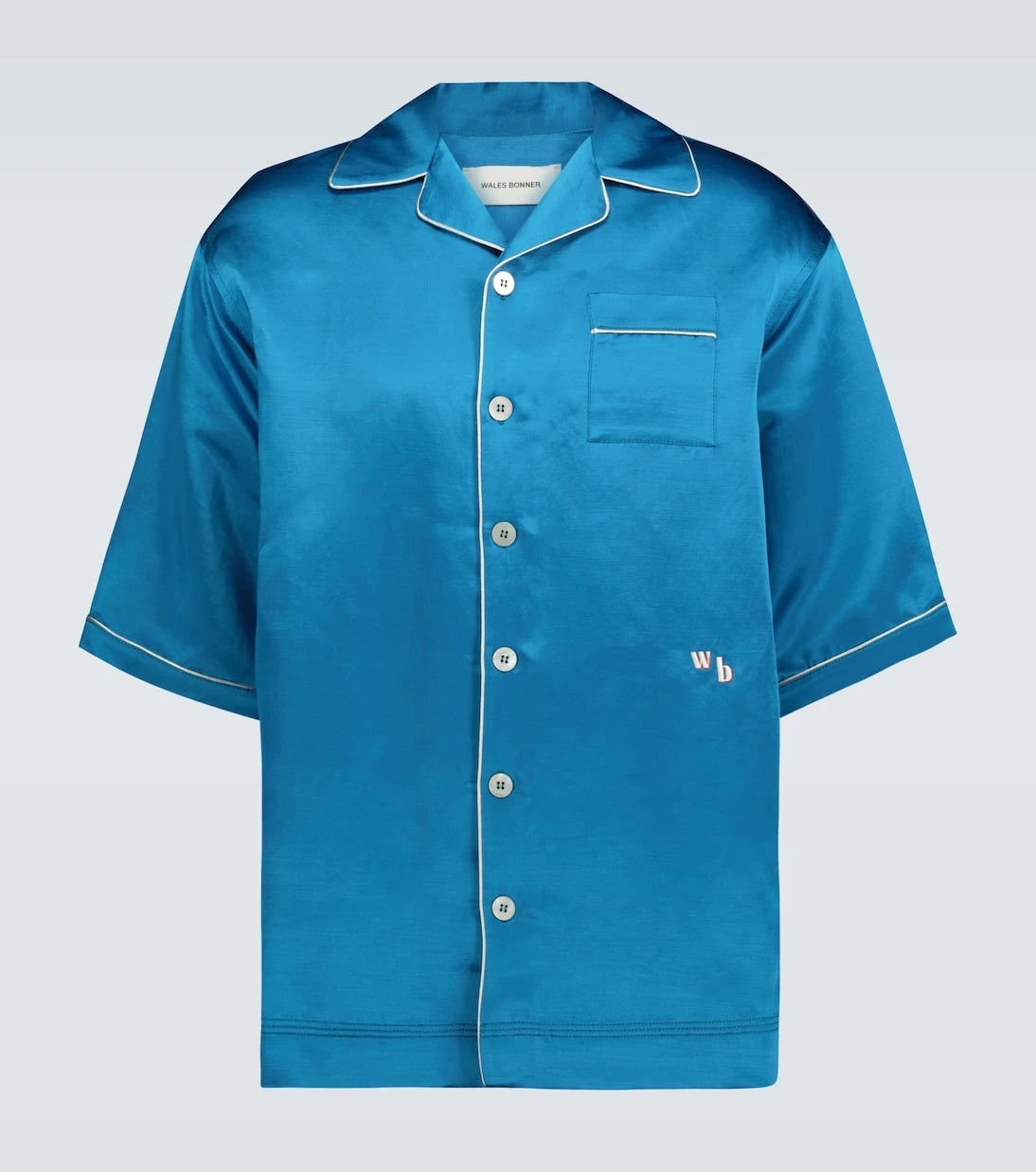 Wales Bonner - Short-sleeved pajama shirt