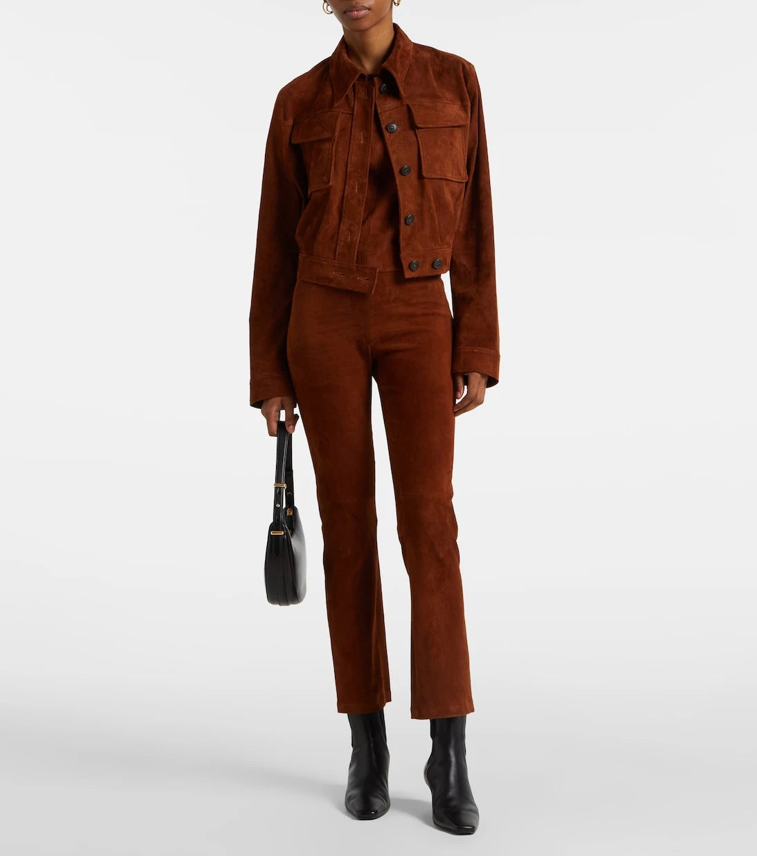Stouls - Halterneck suede top