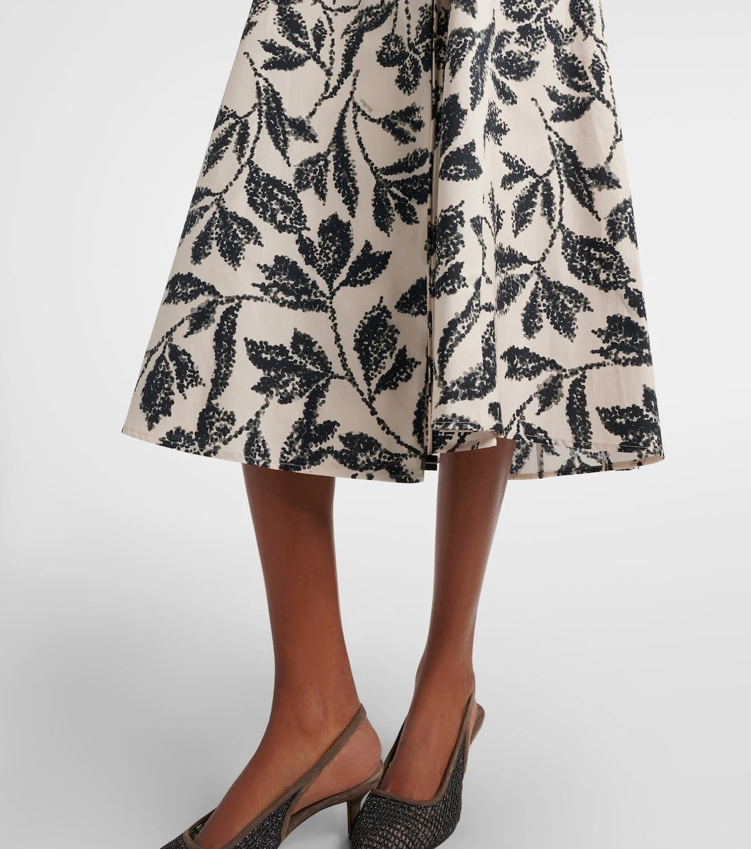 Max Mara - Camino printed cotton wrap dress