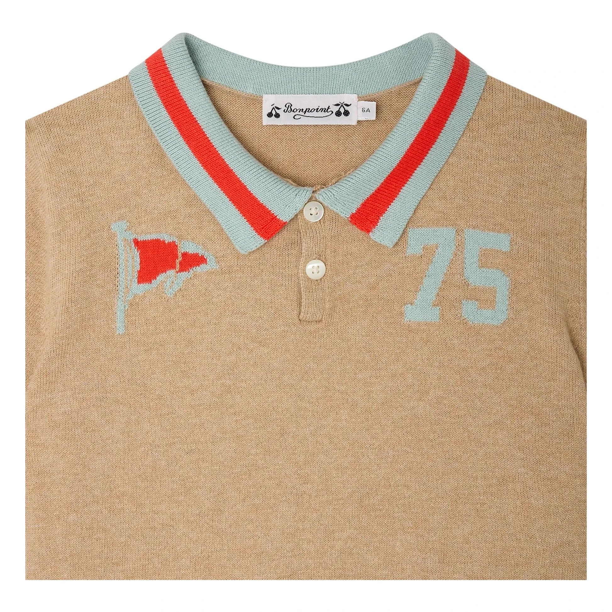 Bonpoint - Polo Loyal | Heather beige