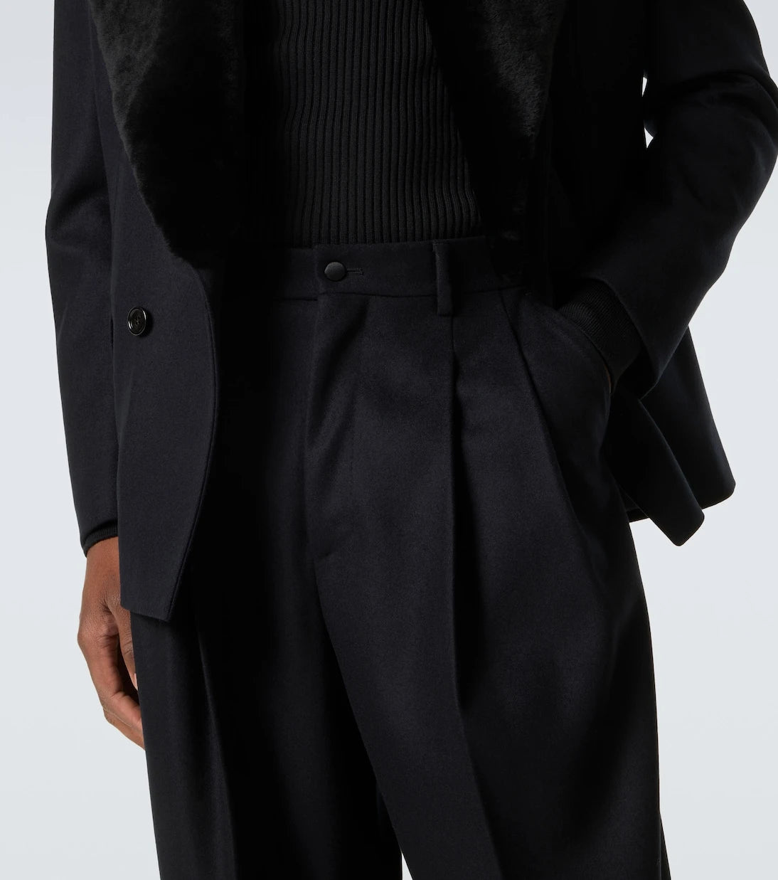Dolce&Gabbana - Virgin wool wide-leg pants