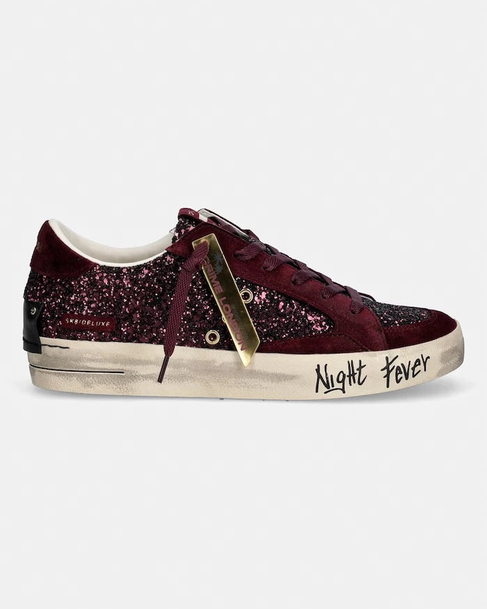 Crime London SK8 DELUXE маратонки дамски от велур