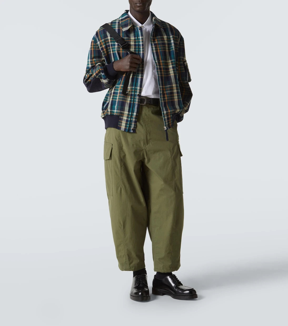 Comme des Garçons Homme - Checked cotton and linen blouson
