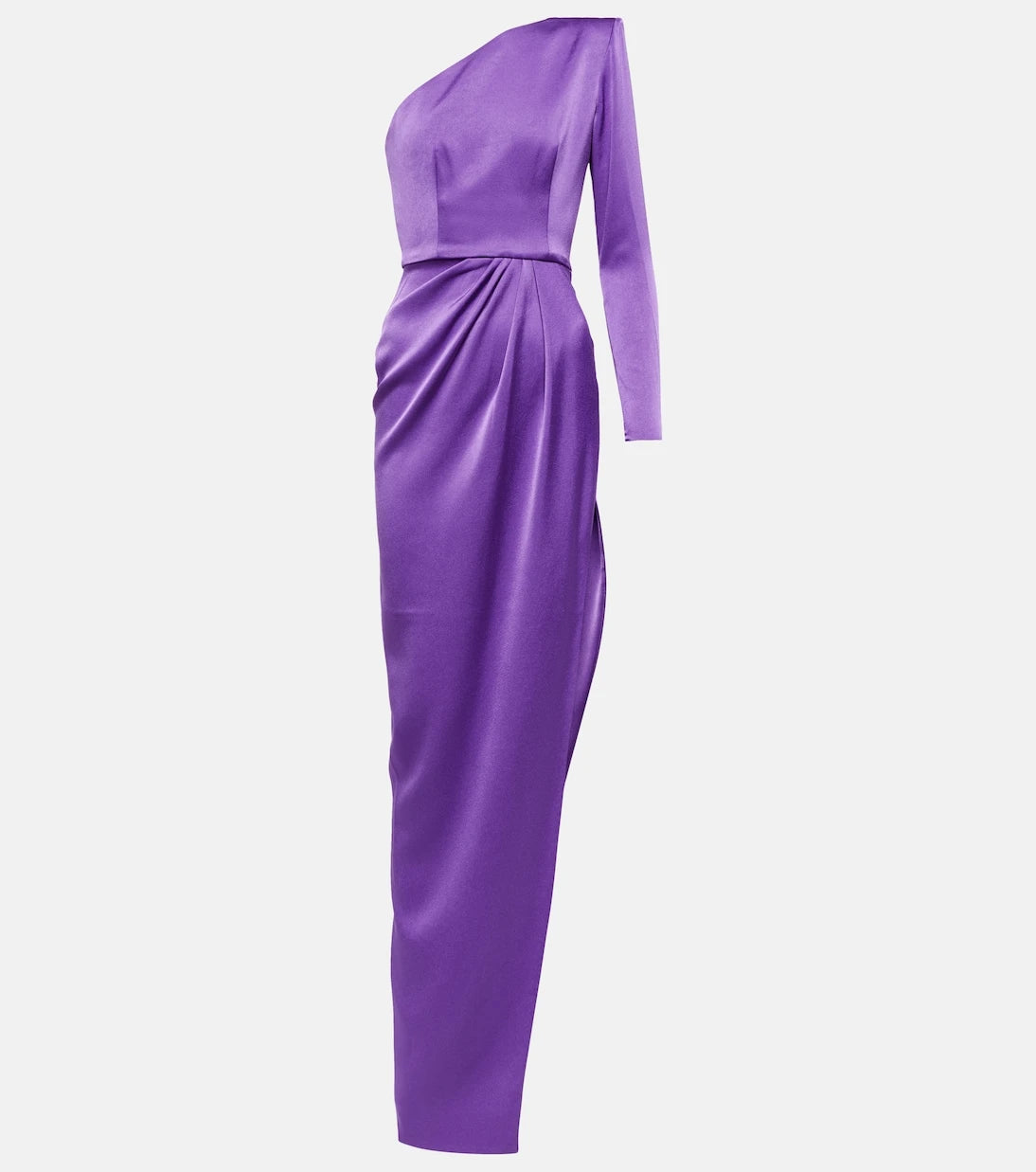 Alex Perry - Delane one-shoulder satin crêpe gown