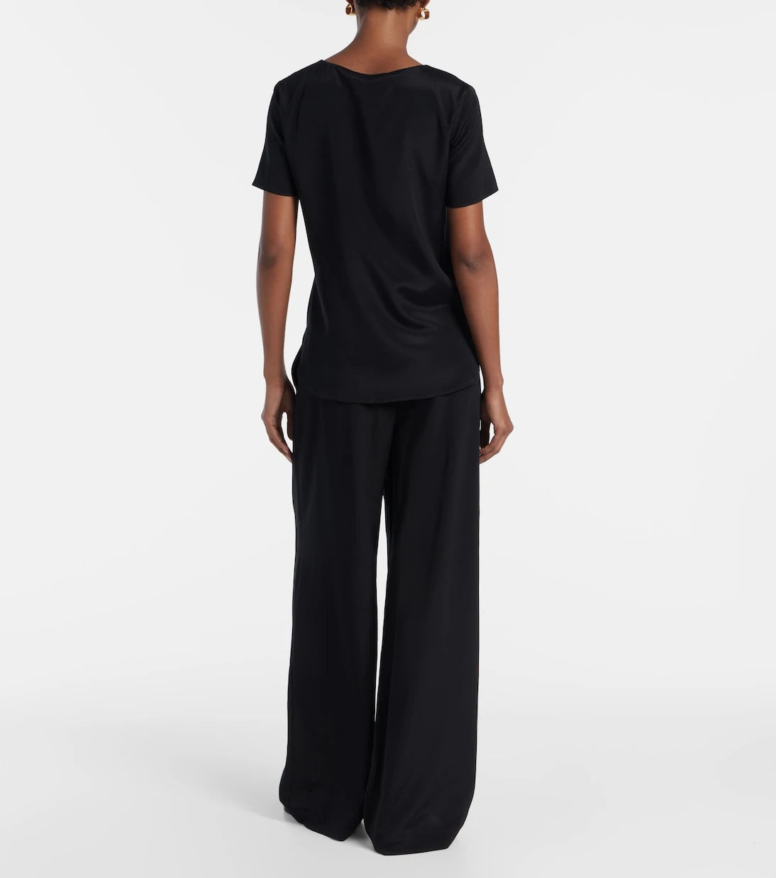 Max Mara - بلوزة Aris من مزيج الحرير