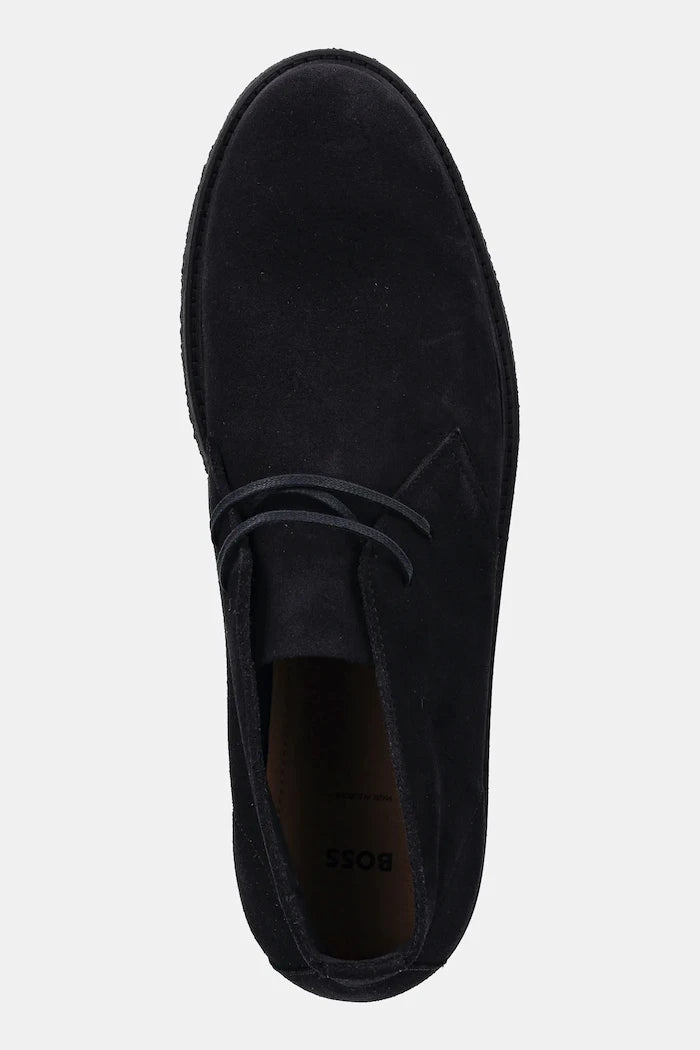 Велурени обувки BOSS Kope