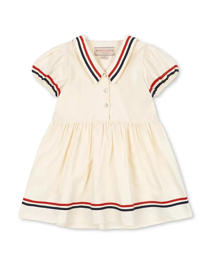 Konges Sløjd ALLIE DRESS GOTS Çocuk Pamuk Elbise
