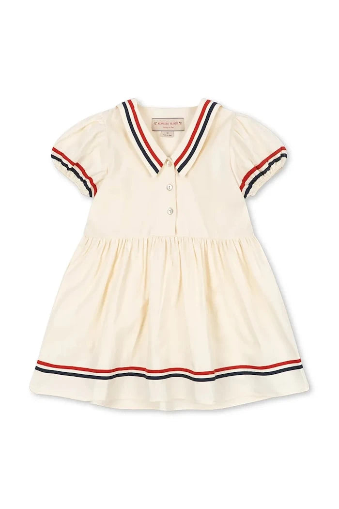 Konges Sløjd ALLIE DRESS GOTS Çocuk Pamuk Elbise