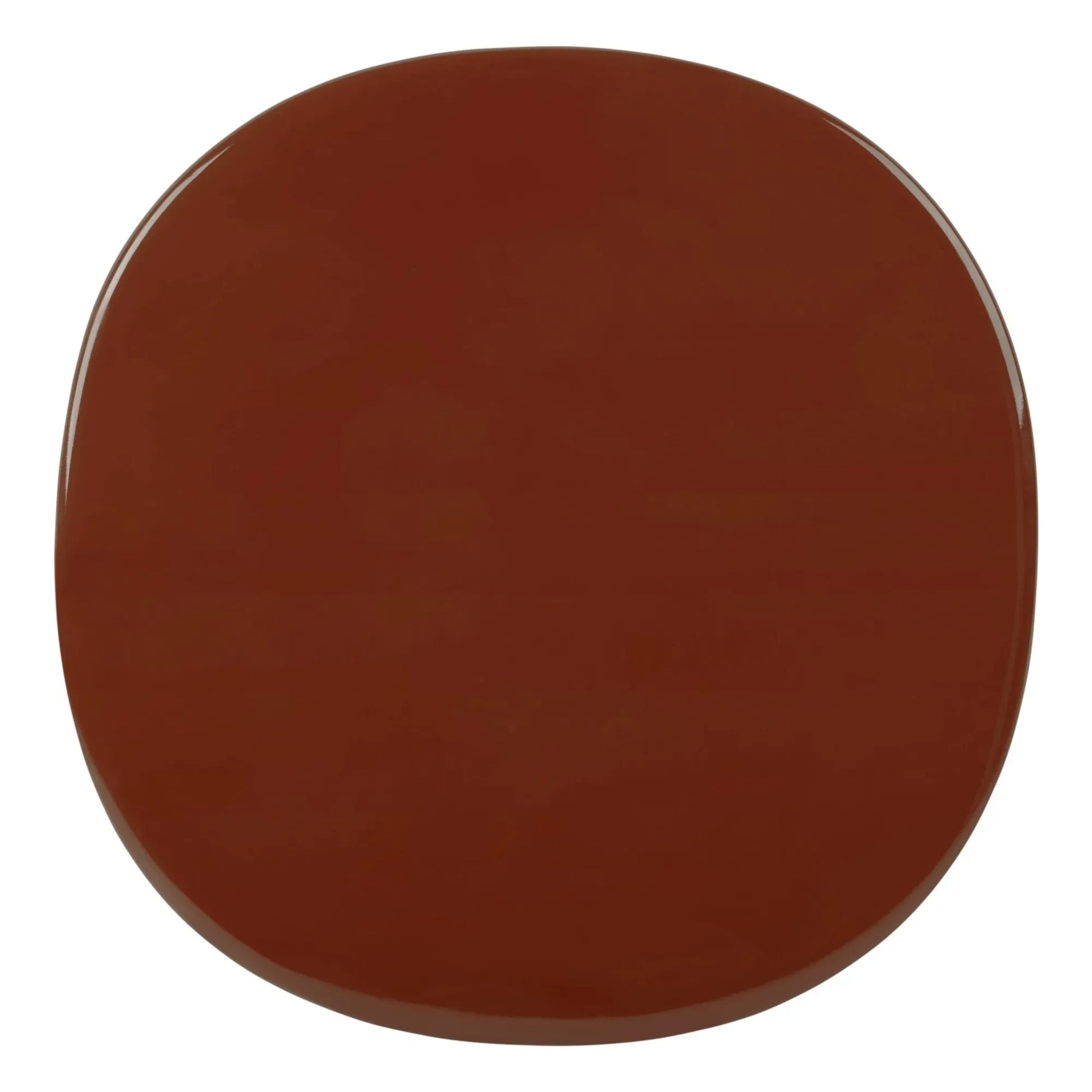 Gubi - Carmel ceramic side table, OEO Studio | Rust