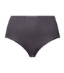 Hanro Black Cotton Seamless Maxi Brief