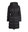 Max Mara Black Down Quilted Longline Jacket