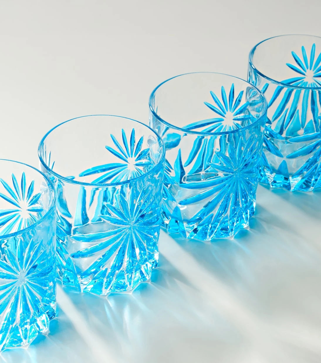 Les-Ottomans - Set of 4 crystal tumblers