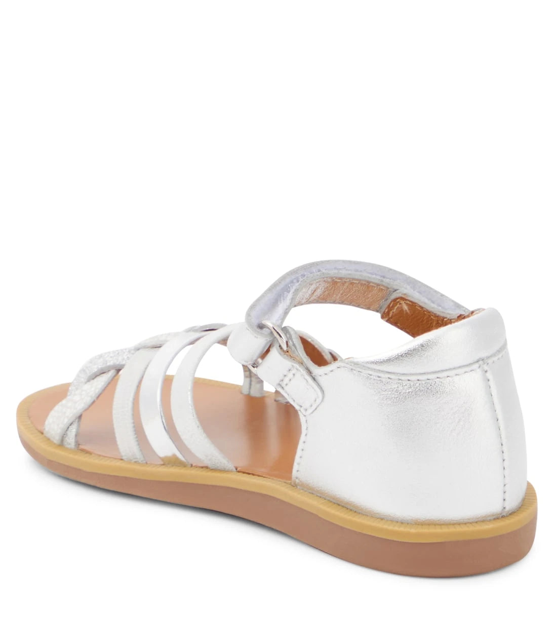 Pom d'Api - Poppy Tresse metallic leather sandals