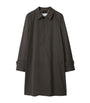 Burberry Grey Cotton Gabardine Car Coat