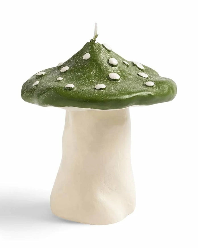 &k amsterdam Mushroom Dots Dekoratif Mum