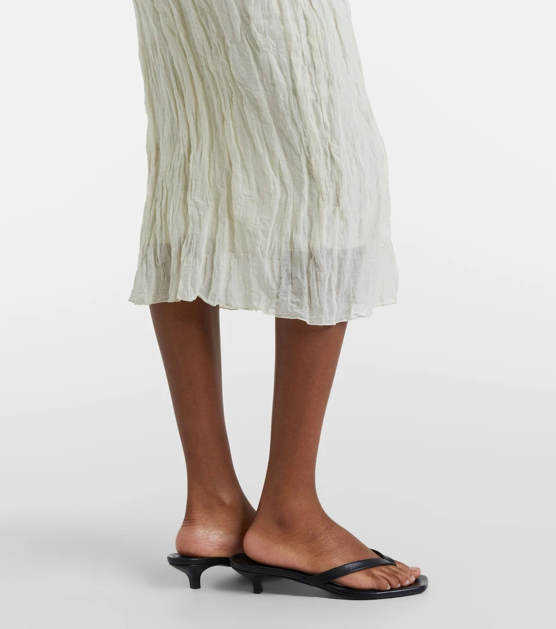 Róhe - Cotton-blend midi skirt
