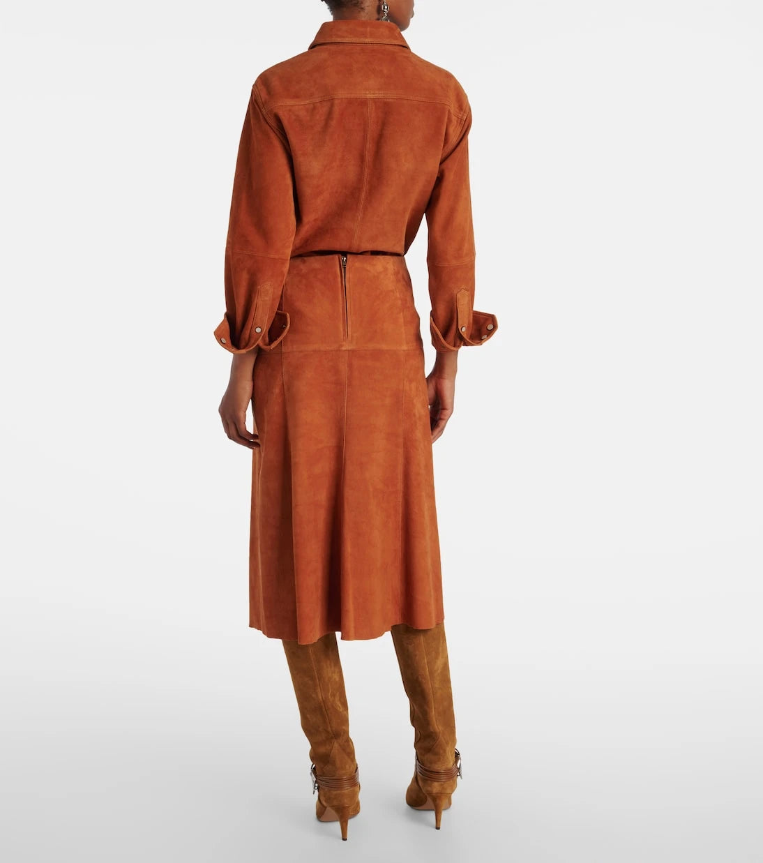Isabel Marant - Devy suede midi skirt
