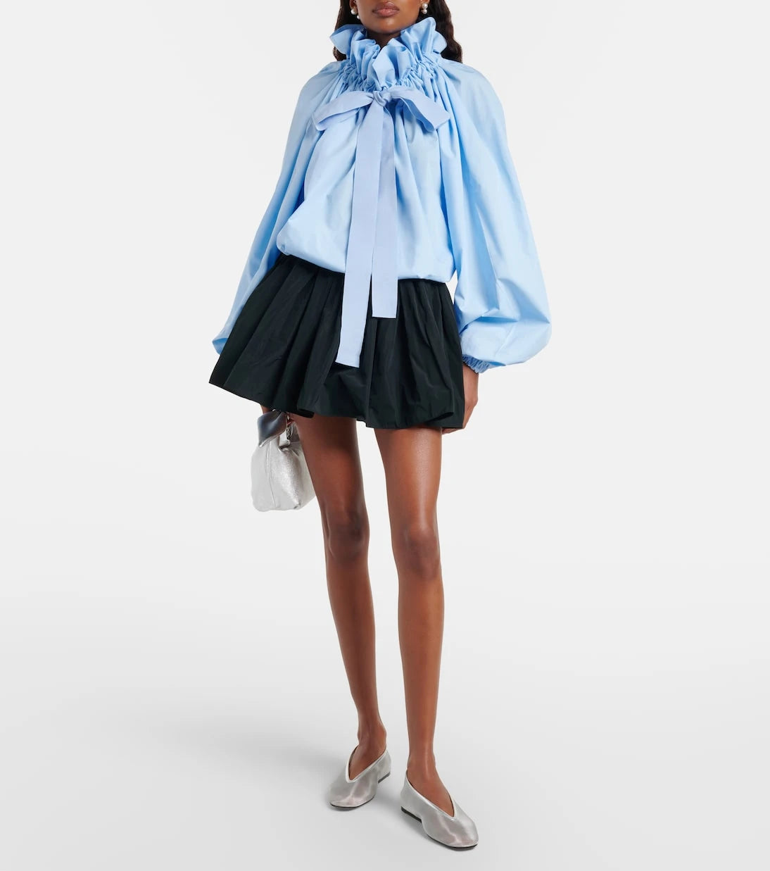 Patou - Tie-neck cotton blouse