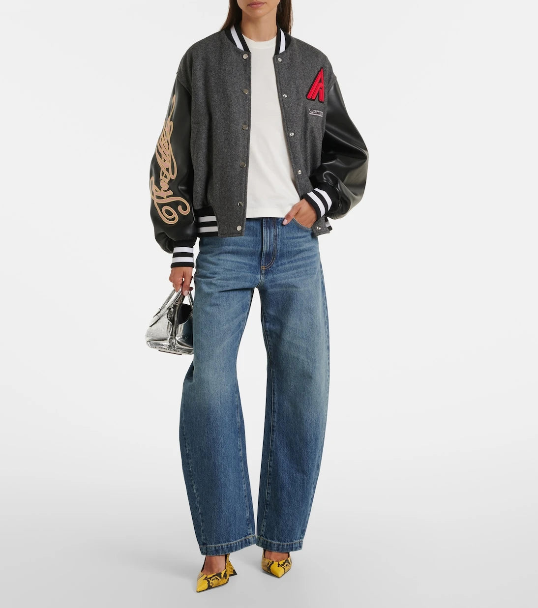 The Attico - Wool-blend varsity jacket