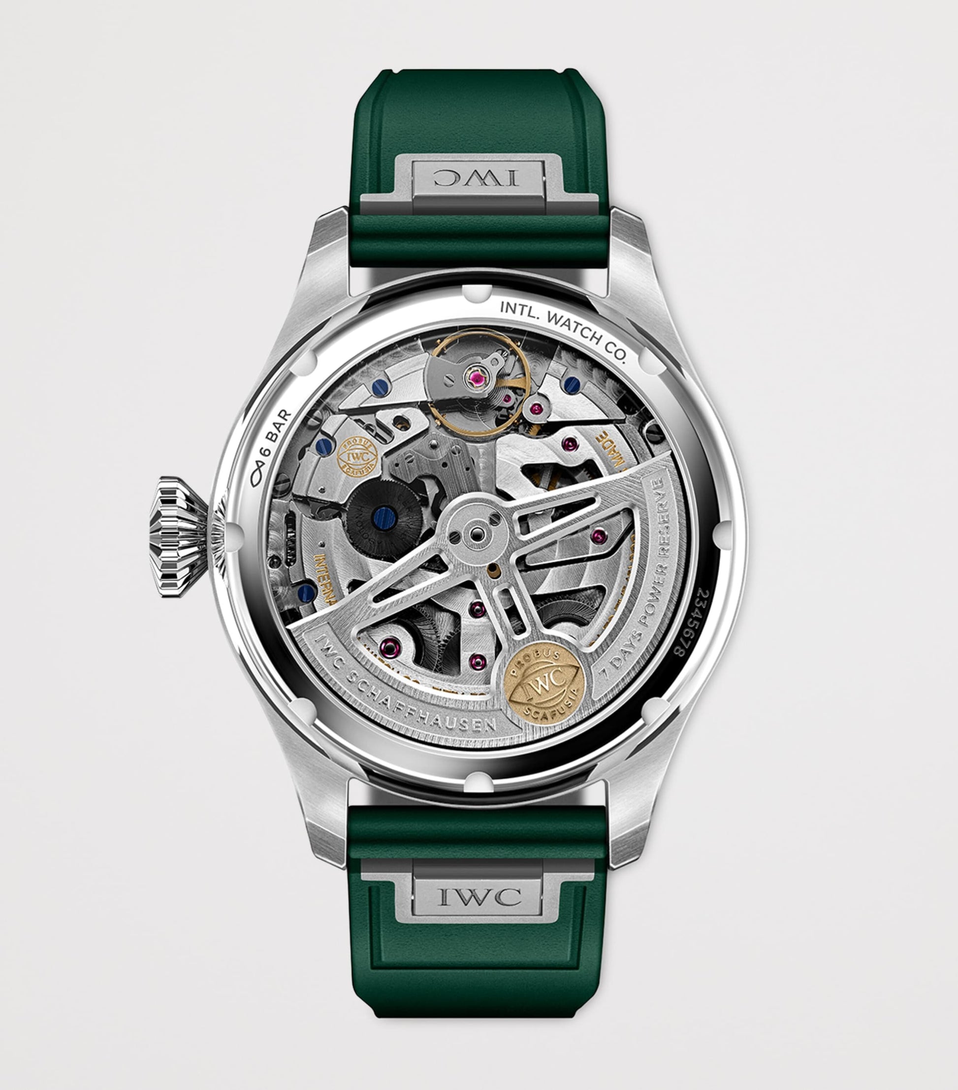 Stainless Steel Big Pilot's Watch Perpetual Calendar Watch 46.2mm