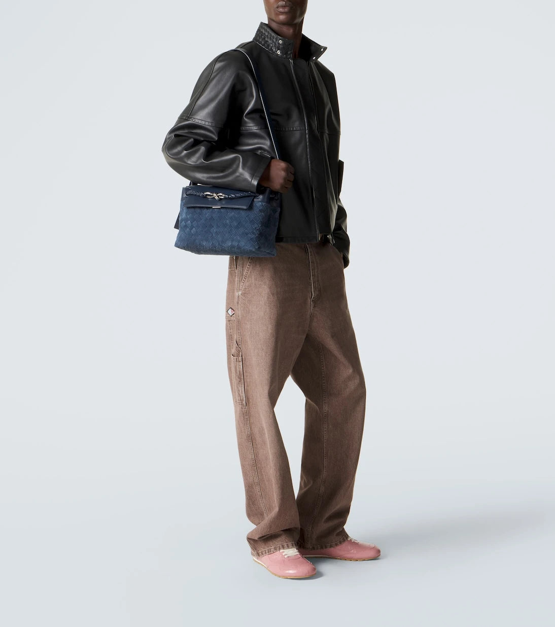 Bottega Veneta - حذاء رياضي Orbit Flash الجلدي