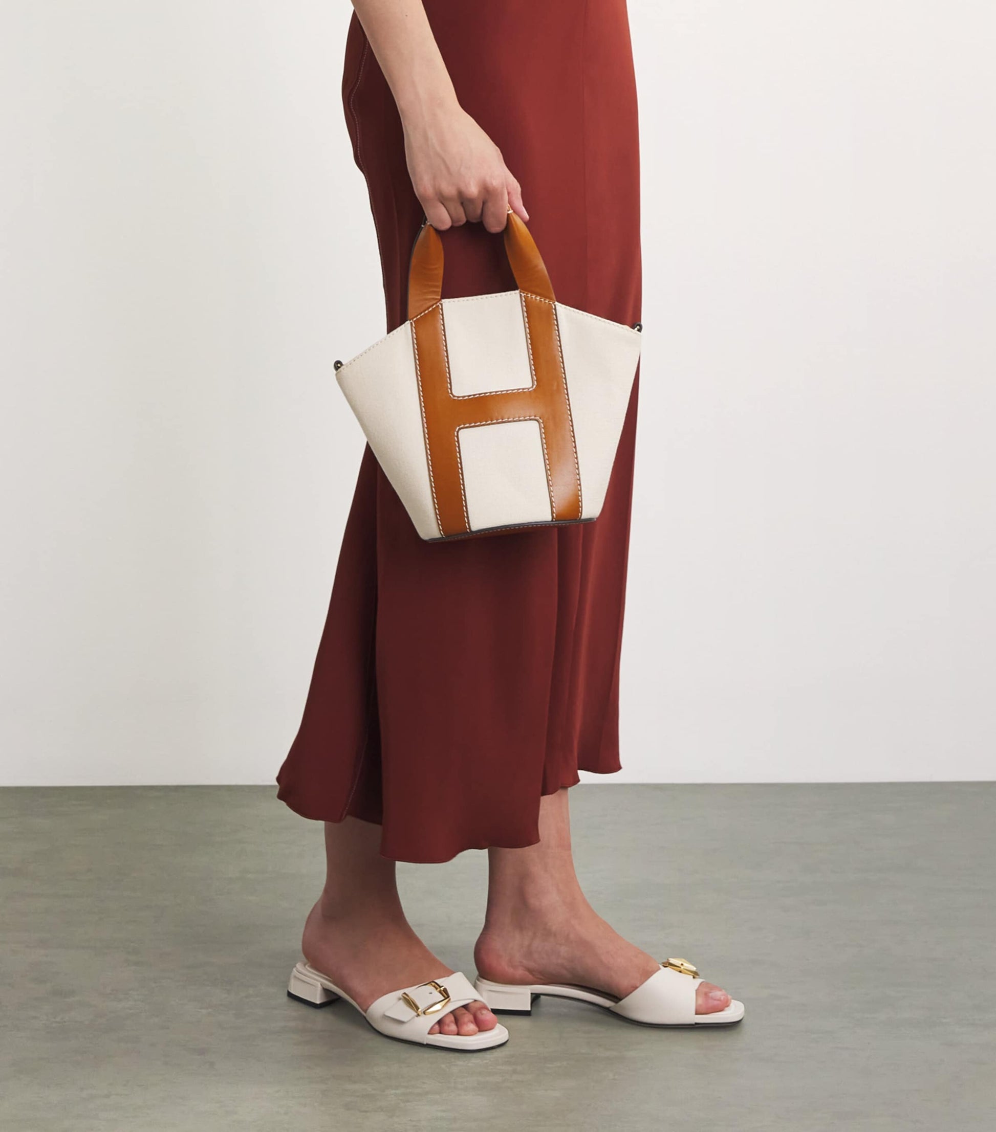 Ivory Grab Canvas Tote Bag