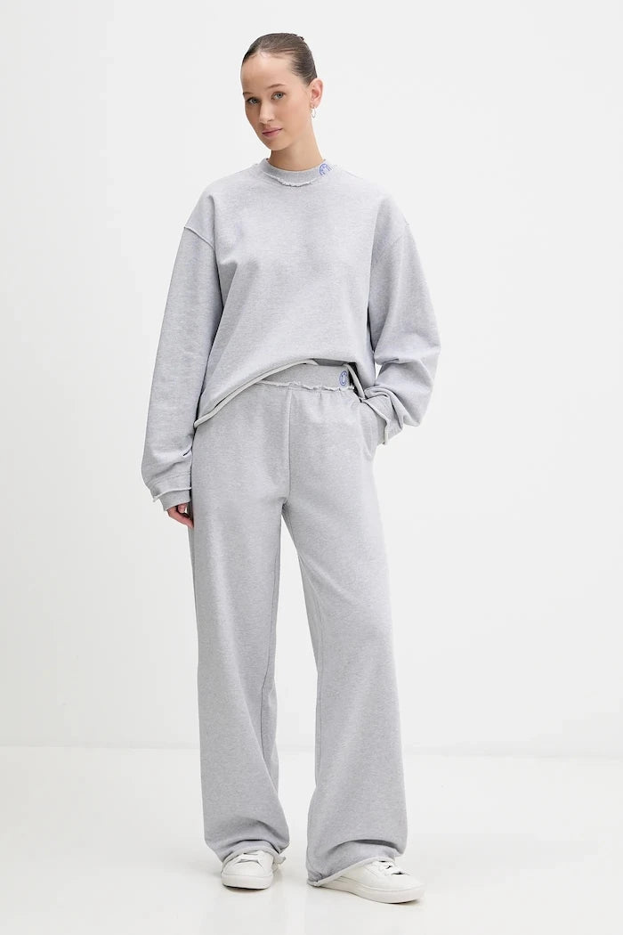 Pamuklu sweatshirt Hugo Blue Dismudge_B
