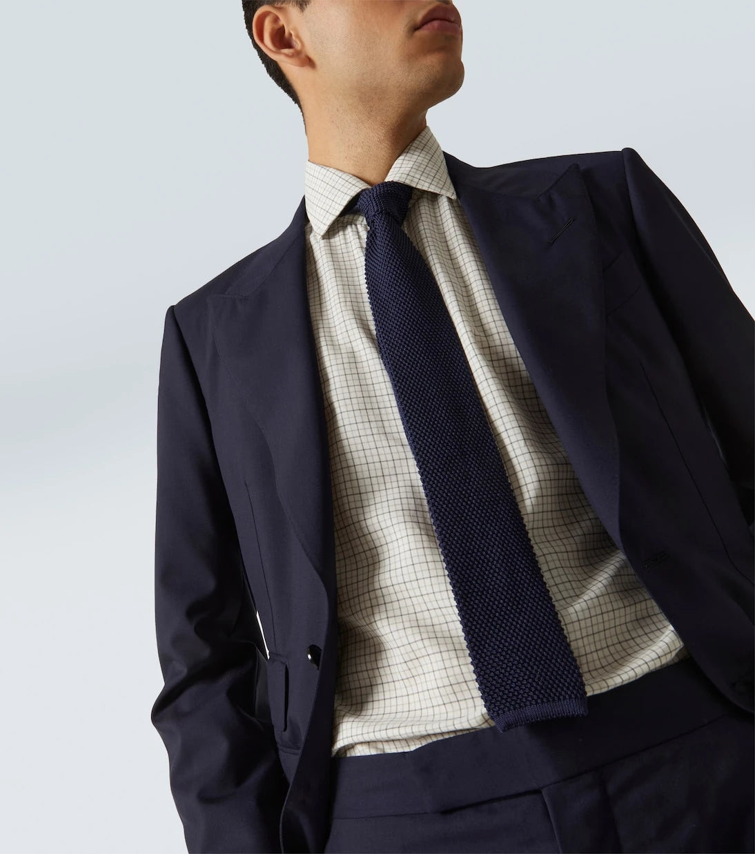 Ralph Lauren Purple Label - قميص قطني كاروهات