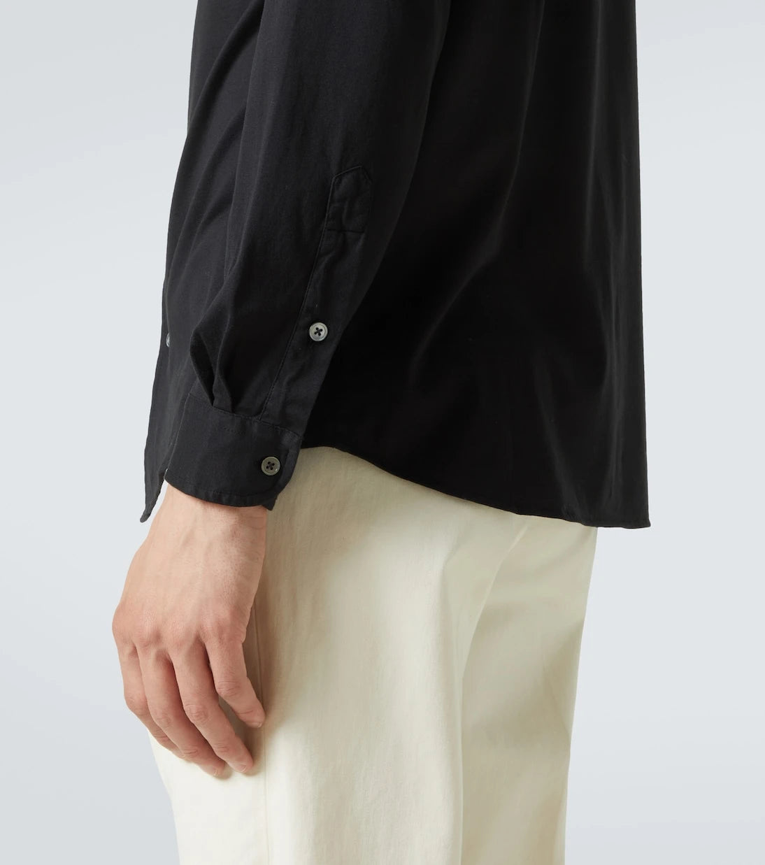 Thom Sweeney - قميص من جيرسي القطن
