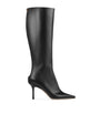 Jimmy Choo Black Agathe 85 Leather Knee-High Boots