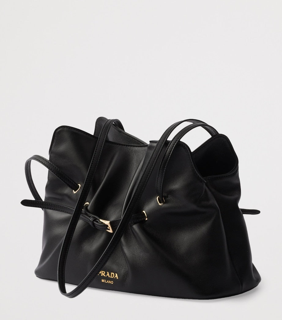Prada Small Leather Dada Shoulder Bag