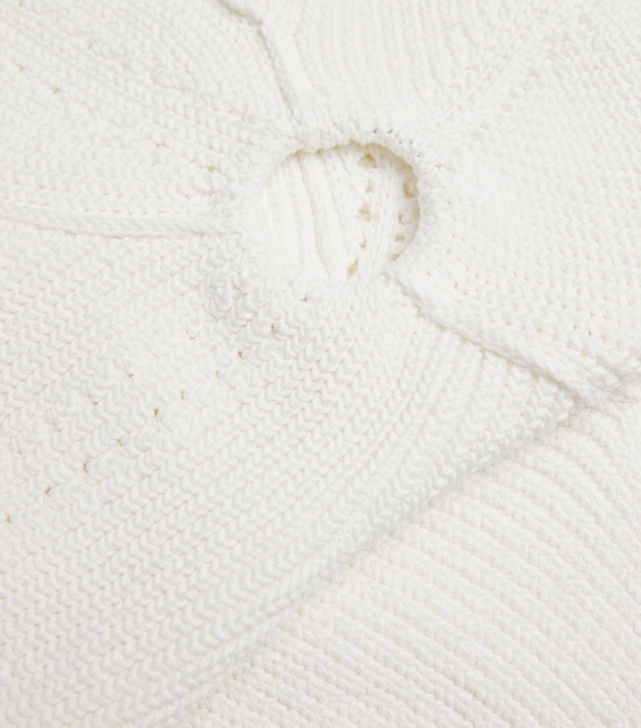 Cult Gaia White One-Shoulder Coreline Mini Dress