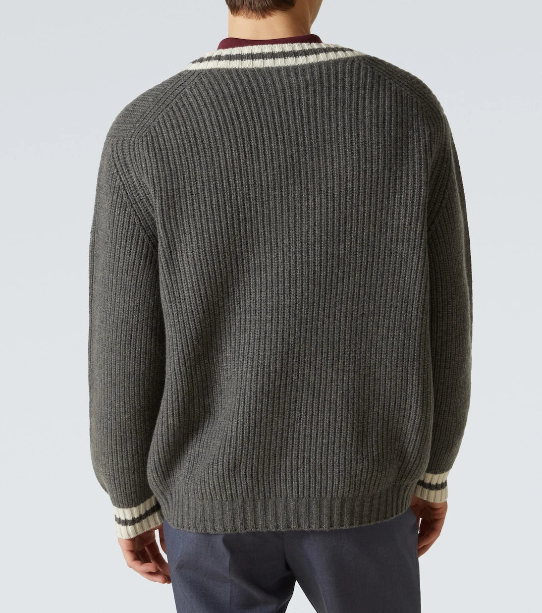 Miu Miu - Ribbed-knit wool and cashmere sweater