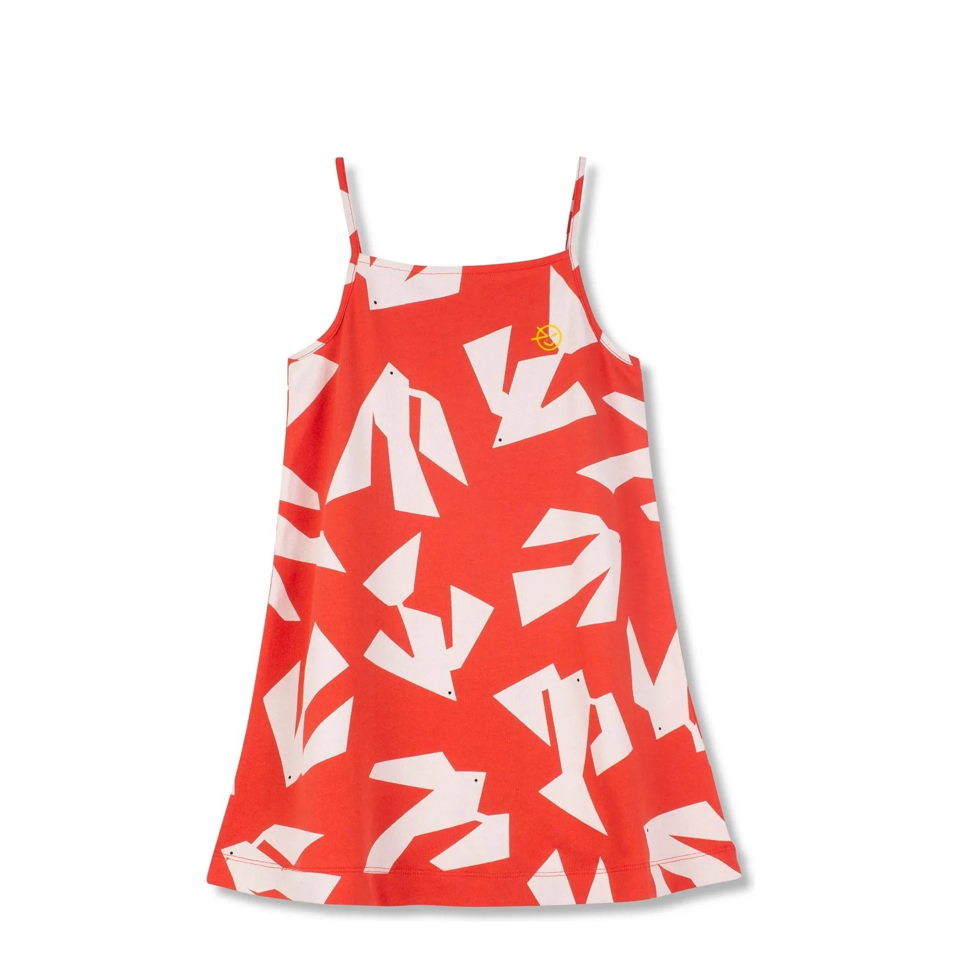 Wynken - Dress Birds Organic Cotton | Red
