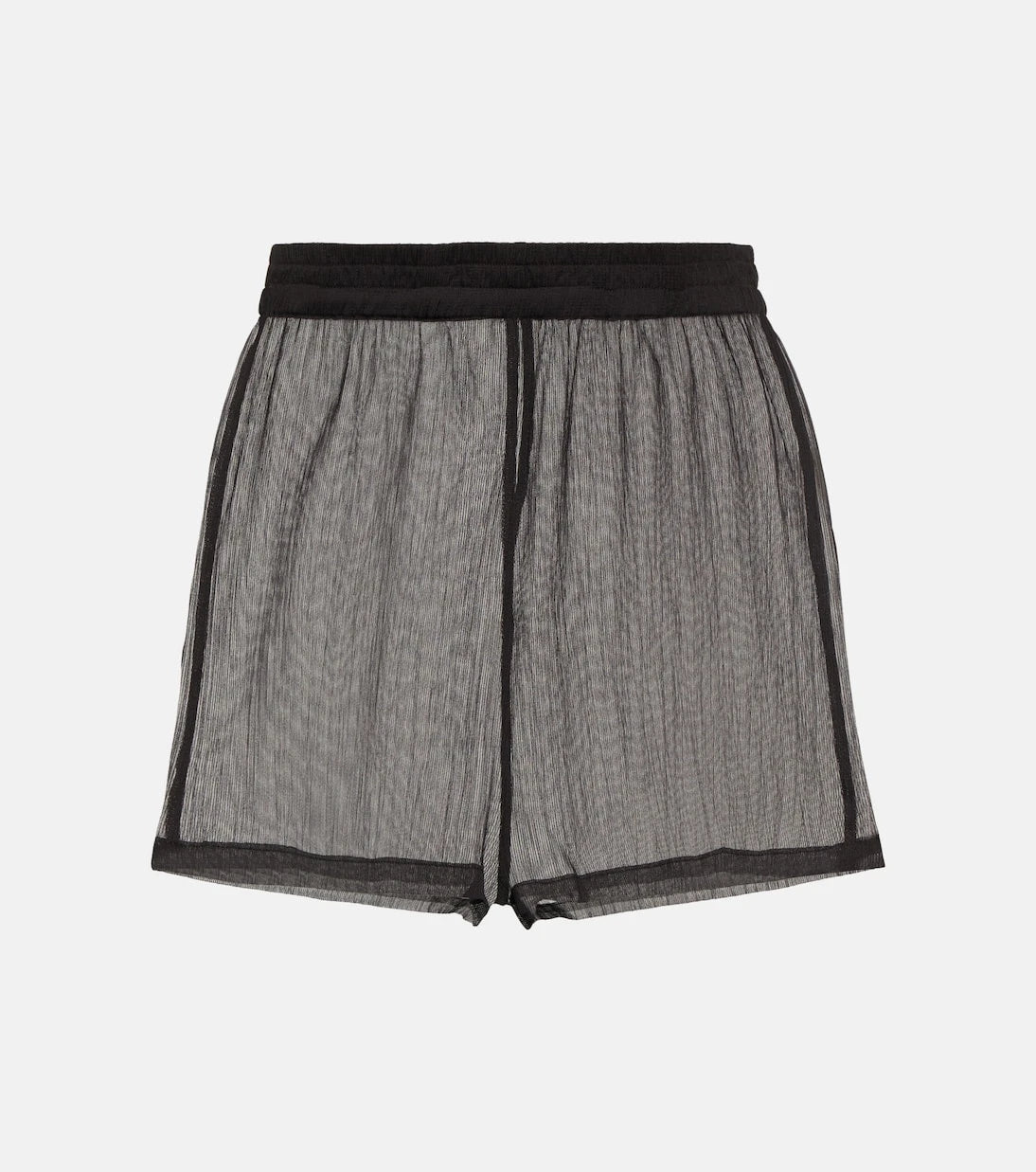 Jade Swim - Sheer high-rise shorts