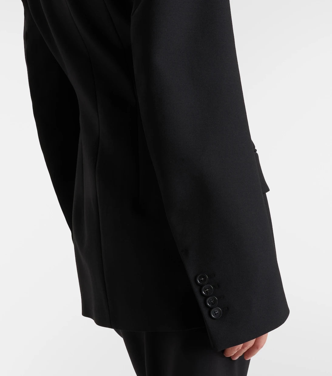 Sportmax - Double-breasted peplum blazer