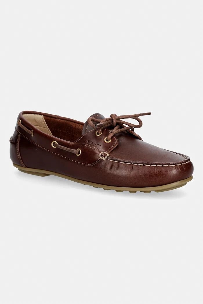 Gant мокасини дамски от кожа Seabaya