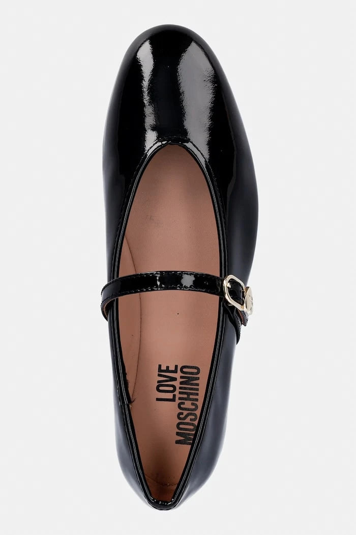 Кожени балеринки Love Moschino