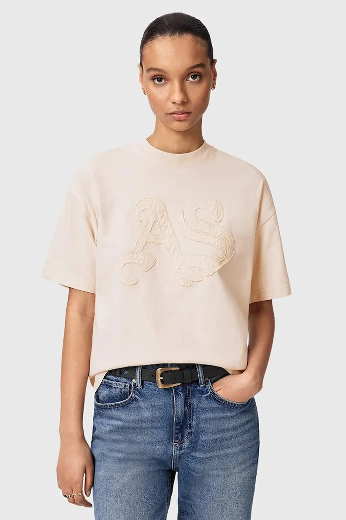 AllSaints тениска дамска от памук INSIGNIA